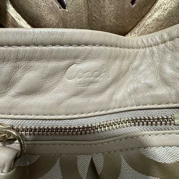 Coach Parker Op Art Shoulder Bag with Crossbody Strap - Picture 3 of 9